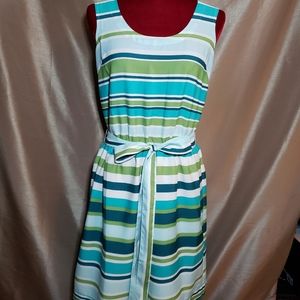Banana Republic Multi Colored Striped Dress Size 4